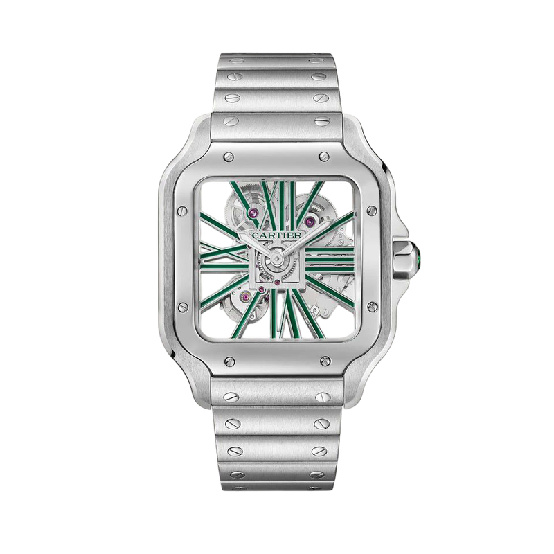 Cartier Santos Skeleton Mirror Original