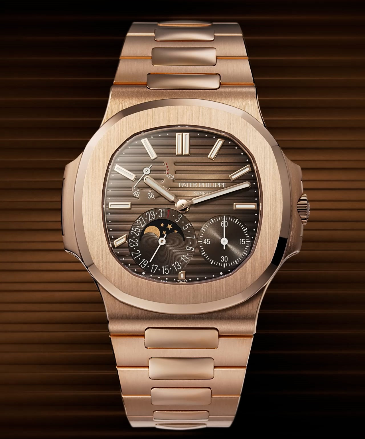 PATEK PHILIPPE NAUTILUS ROSE GOLD for men - Image 2