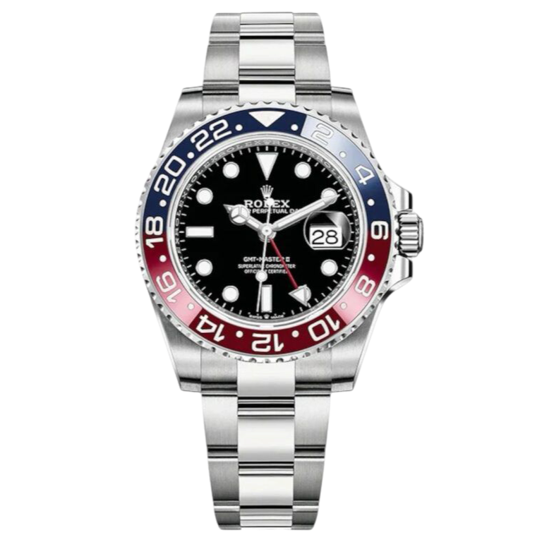 ROLEX GMT PEPSI II 40 mm Pepsi Mirror Original 126710BLRO FOR MEN