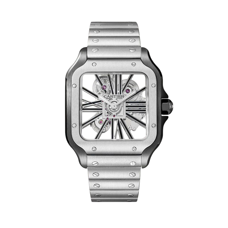 Cartier Santos Skeleton Mirror Original