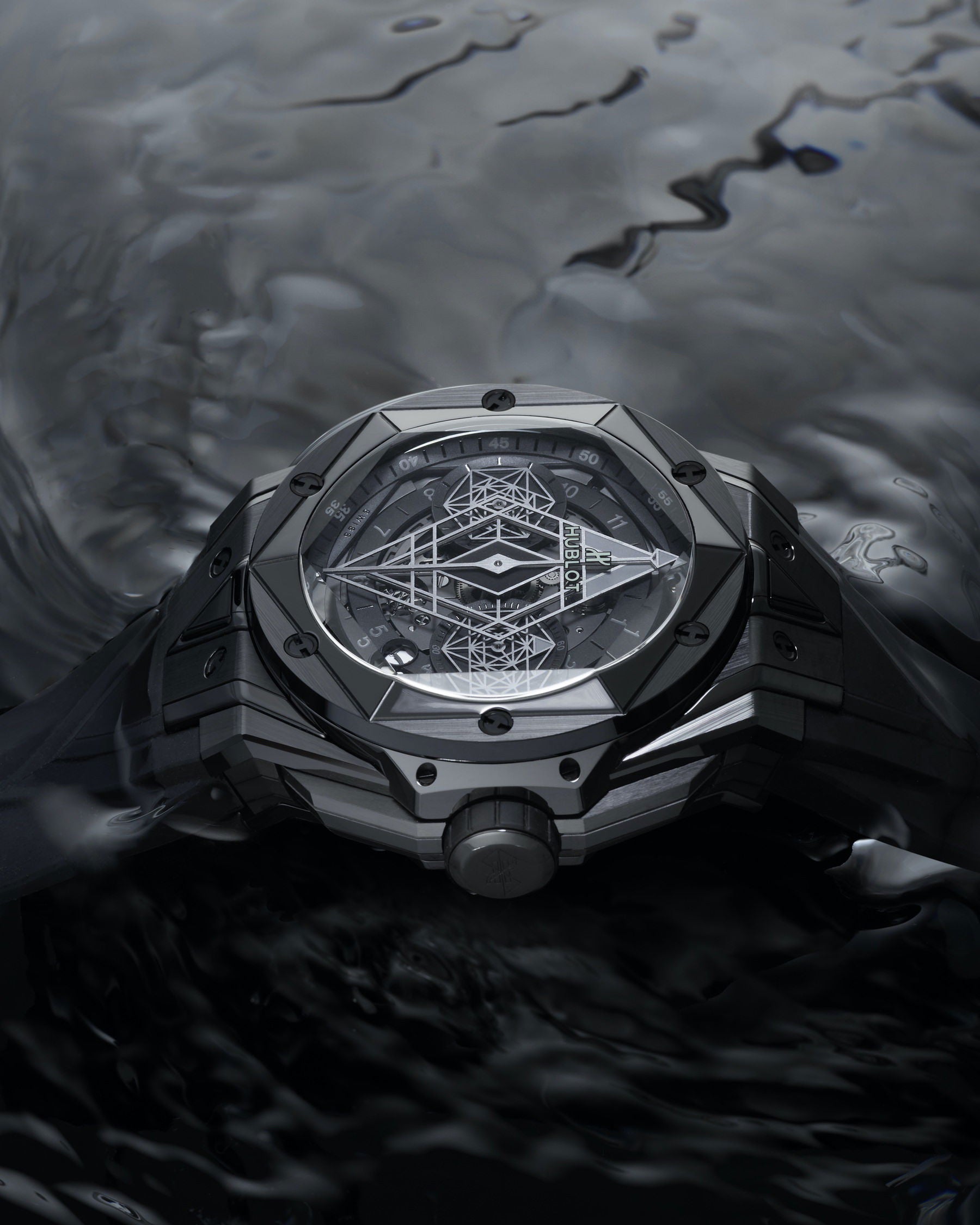 HUBLOT Sang Bleu II All Black - Image 5