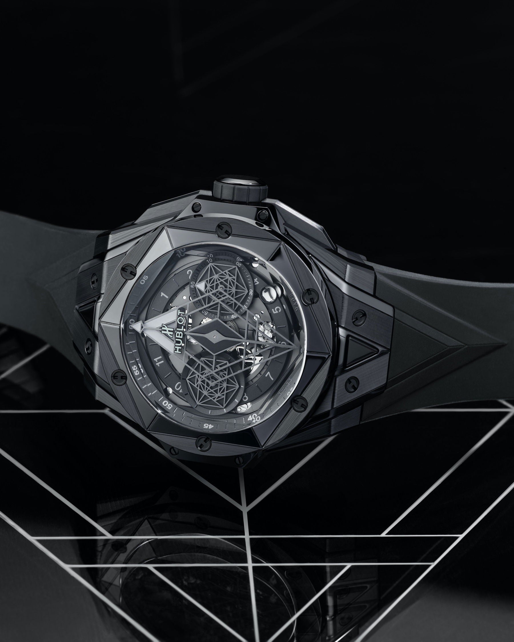 HUBLOT Sang Bleu II All Black - Image 4