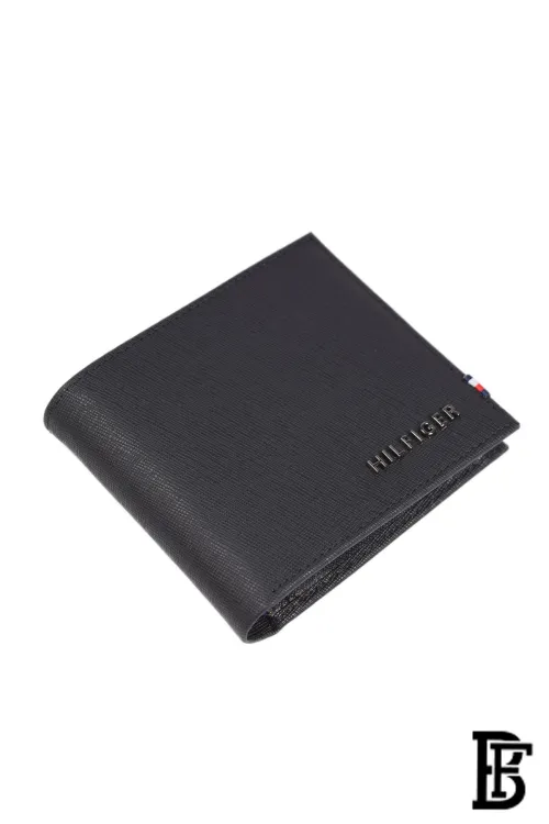Tommy Hilfiger Leather Wallet for Men Black .Classic - Image 2