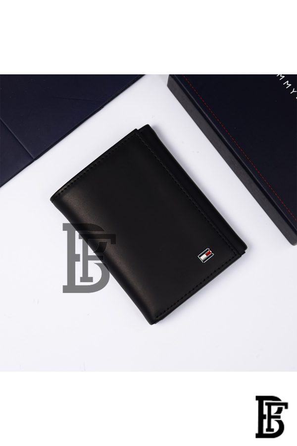 Tommy Hilfiger Mens Trifold Wallet-Sleek and Slim Includes ID Window and Credit Card Holder