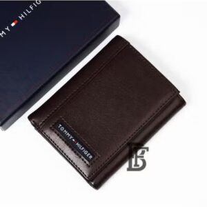 Tommy Hilfiger Leather Wallet for Men Brown