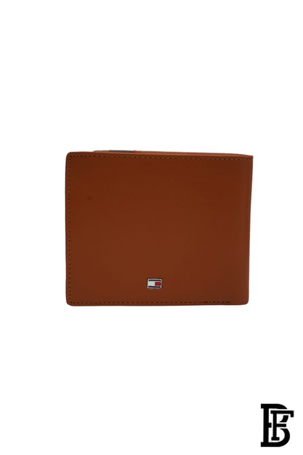 Tommy Hilfiger Men Leather Global Coin Wallet  Brown - Image 3