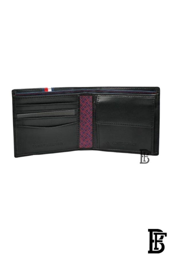 tommy-hilfiger-wallet-for-men-genuine-leather-brown-authentic-patterned - Image 4