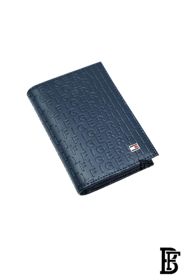 Tommy Hilfiger Salto Men Leather Gift Set of Wallet+Card Case+Keyfob blue/blue+blue/blue - Image 4