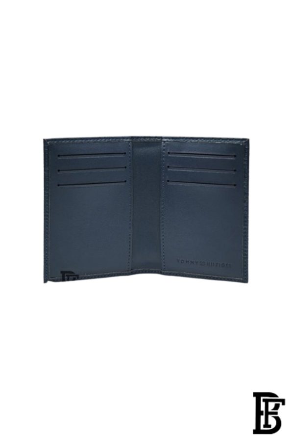 Tommy Hilfiger Salto Men Leather Gift Set of Wallet+Card Case+Keyfob blue/blue+blue/blue - Image 5