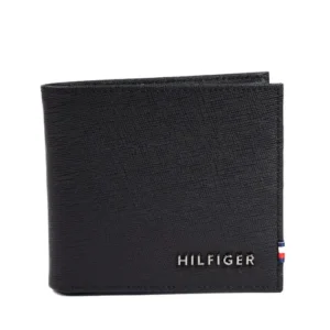Tommy Hilfiger Leather Wallet for Men  Black .Classic
