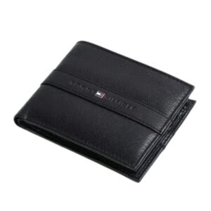 Men Wallet By Tommy Hilfiger- Black- classic