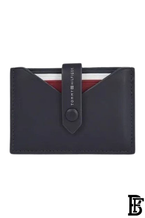 Tommy Hilfiger mens Black leather wallet