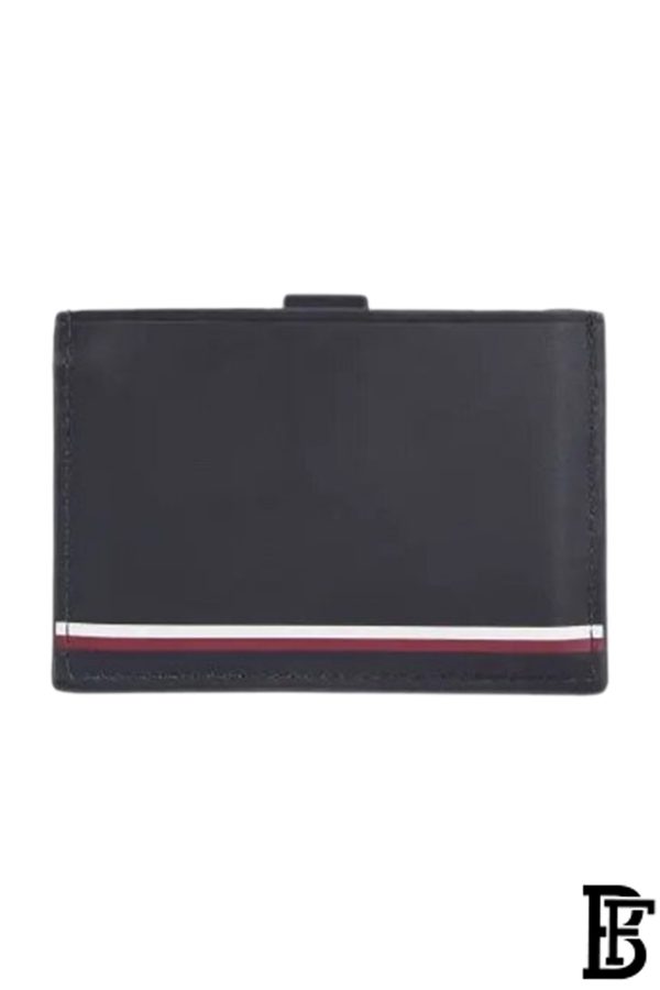 Tommy Hilfiger mens Black leather wallet - Image 3