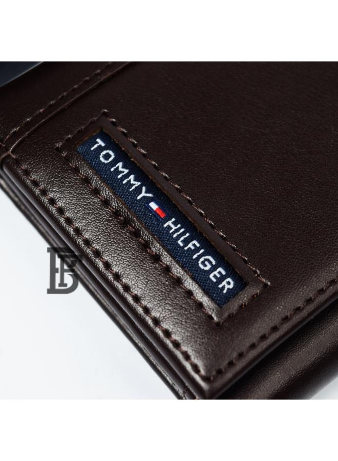 Tommy Hilfiger Leather Wallet for Men Brown - Image 2