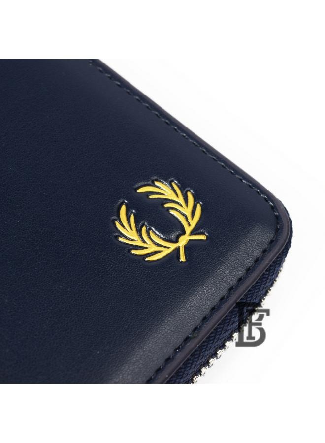 Fred Perry Leather Wallet for Men, Blue - Image 2