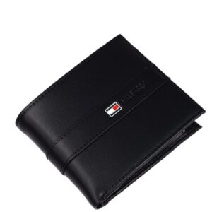 Tommy Hilfiger Mens Leather Bifold Wallet