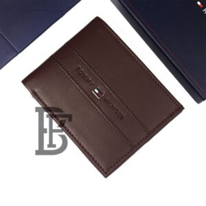 TOMMY SINGLE WALLET W FLAT/BROWN