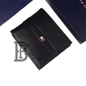 TOMMY SINGLE WALLET W FLAT/Black