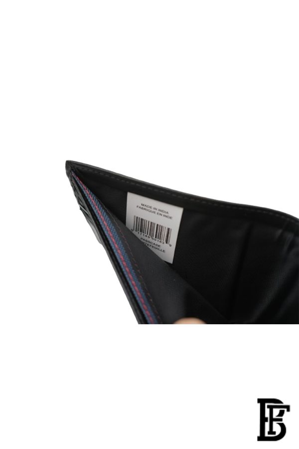 Leather Coin And Credit Card Wallet BLACK- LEATHER - Image 5