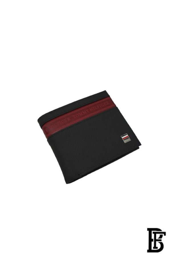 Tommy Hilfiger Leather Wallet for Men BLACK - Image 4