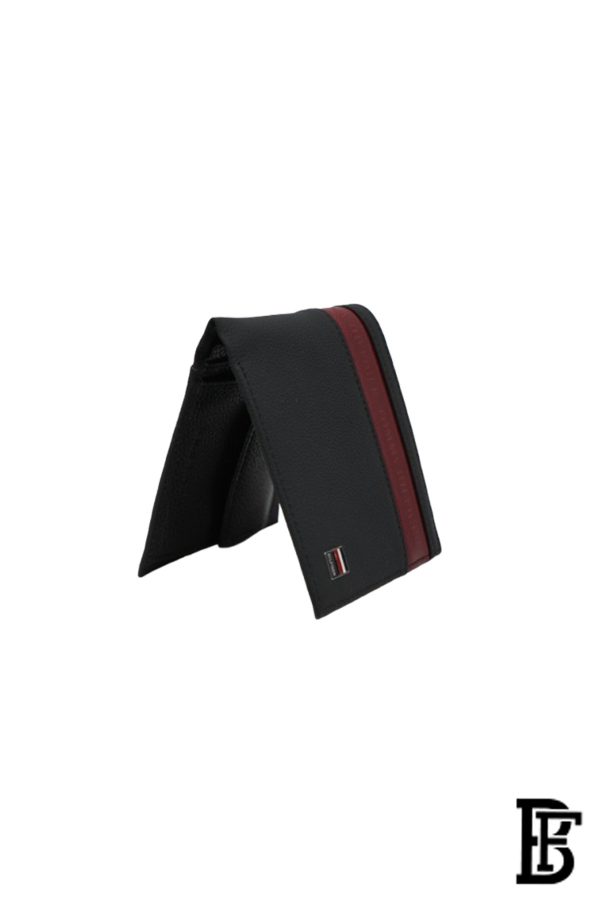 Tommy Hilfiger Leather Wallet for Men BLACK - Image 5