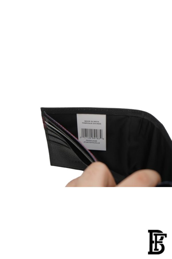 Tommy Hilfiger Leather Wallet for Men BLACK - Image 6
