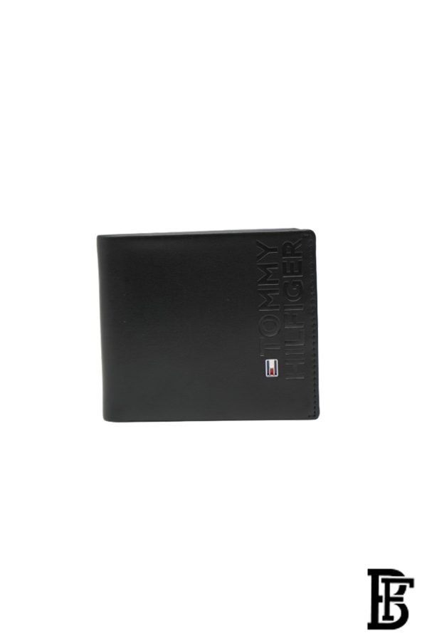 Leather Coin And Credit Card Wallet BLACK- LEATHER - Image 2