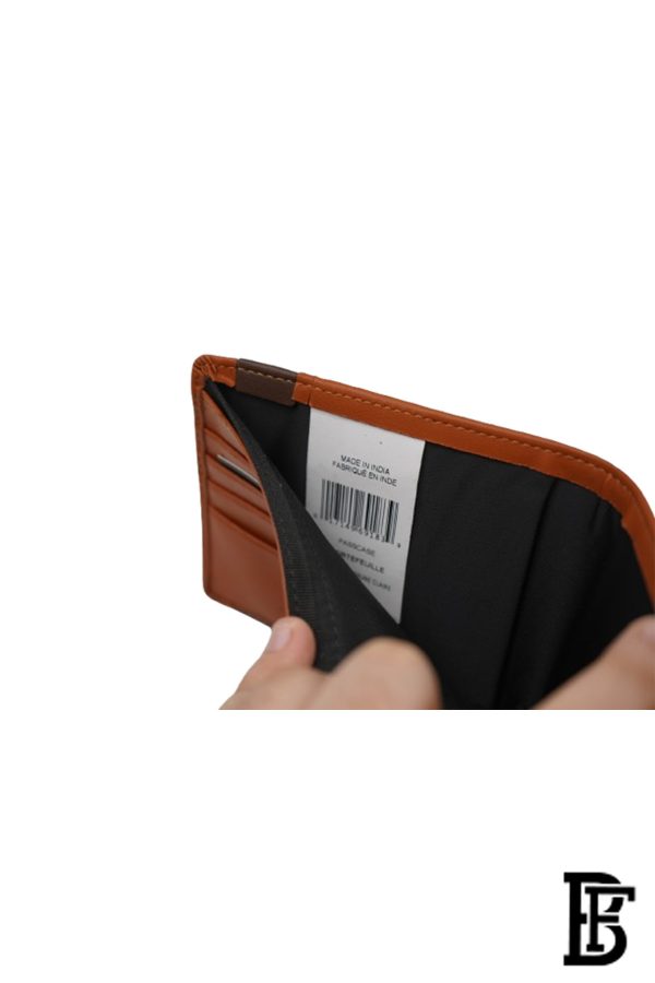 Tommy Hilfiger Men Leather Global Coin Wallet Brown - Image 6