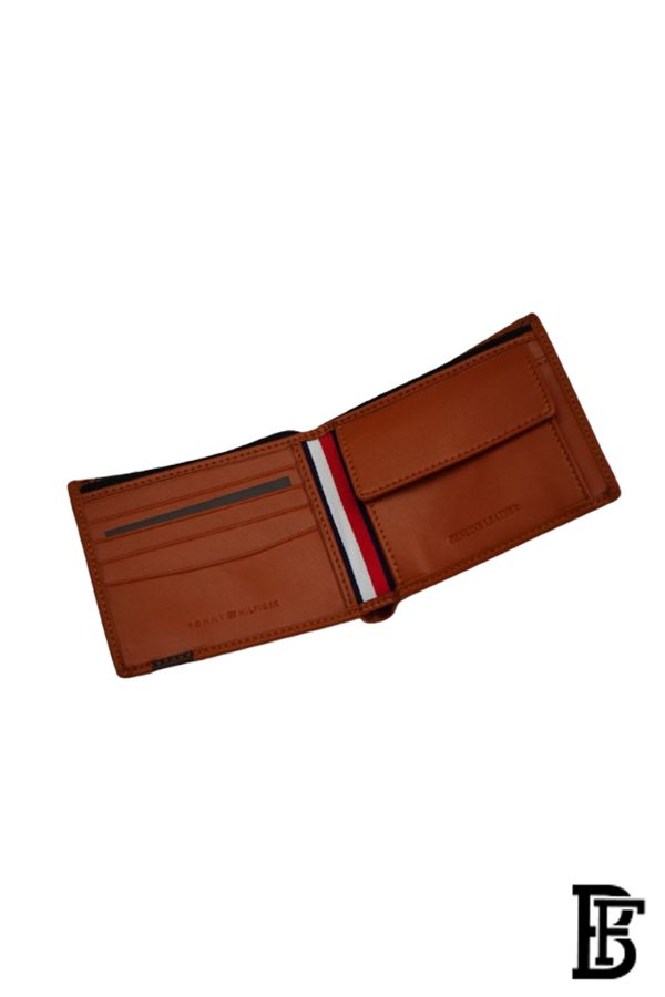 Tommy Hilfiger Men Leather Global Coin Wallet Brown - Image 8