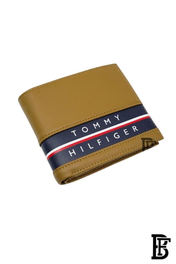 Tommy Hilfiger Rewey Men Leather Global Coin Wallet Olive - Image 3