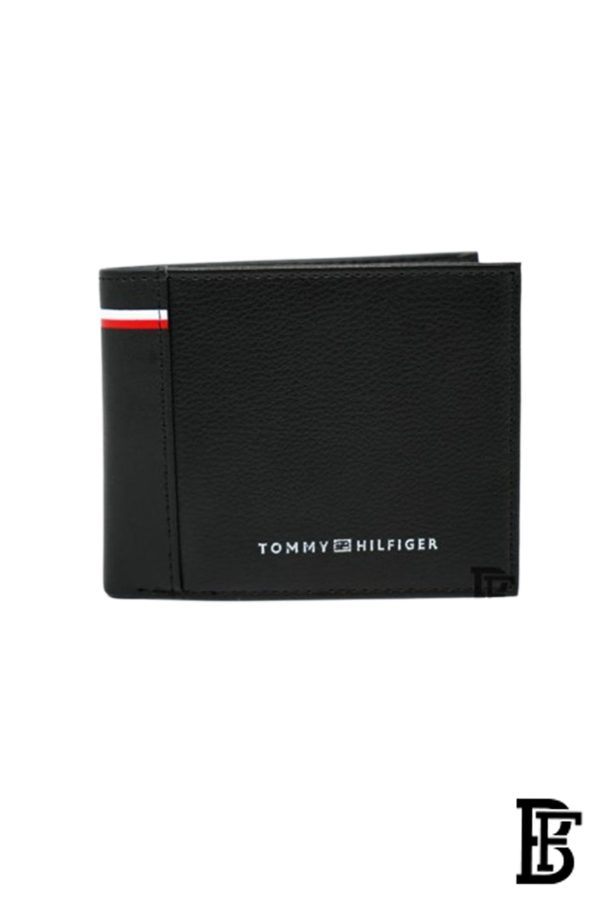 Leather Coin And Credit Card Wallet BLACK- LEATHER - Image 2