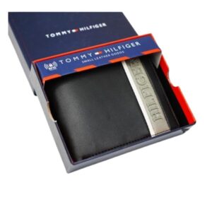 Leather Coin And Credit Card Wallet BLACK- LEATHER