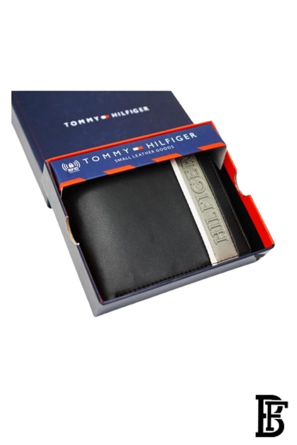 Leather Coin And Credit Card Wallet BLACK- LEATHER