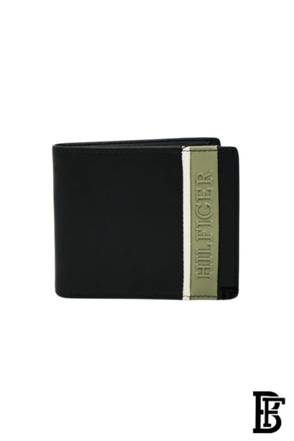 Leather Coin And Credit Card Wallet BLACK- LEATHER - Image 2