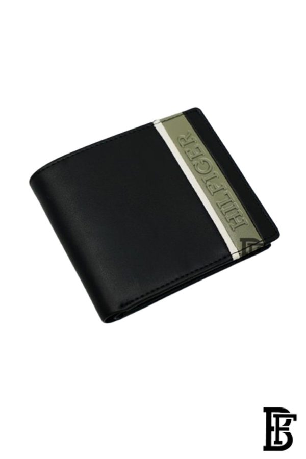 Leather Coin And Credit Card Wallet BLACK- LEATHER - Image 3
