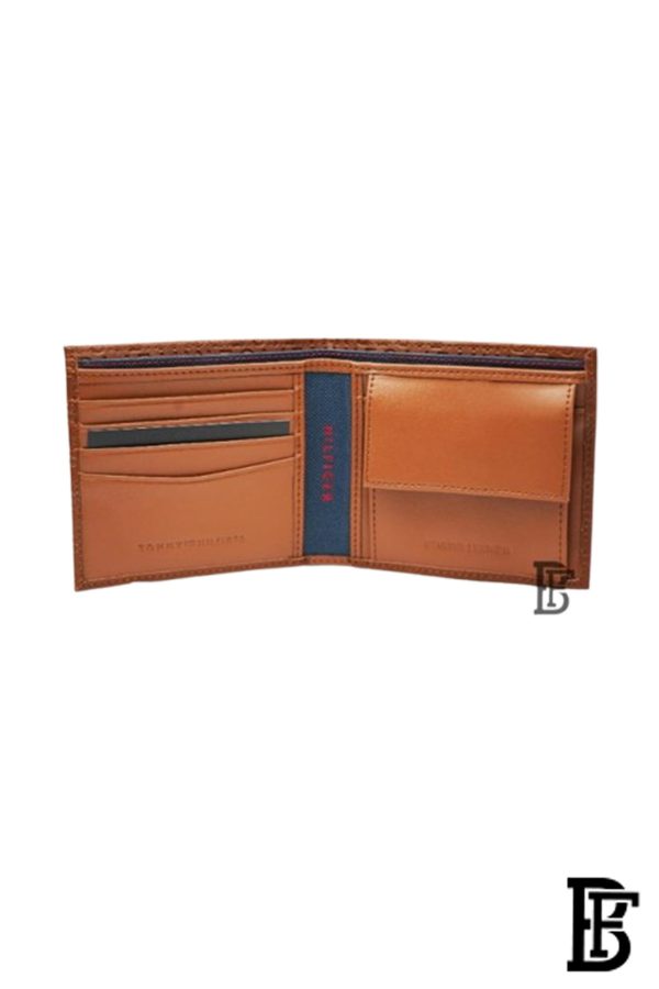 tommy-hilfiger-wallet-for-men-genuine-leather-brown-authentic-h-patterned - Image 4