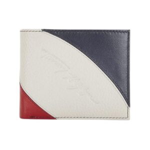 Tommy Hilfiger Red, White & Blue Leather Mens Wallet-wallet00123