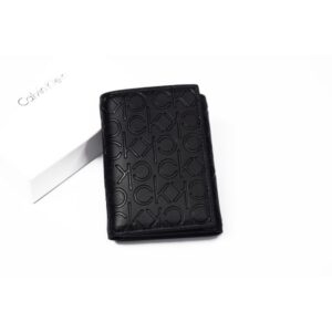 Calvin Klein Wallet for Men, Leather, Black