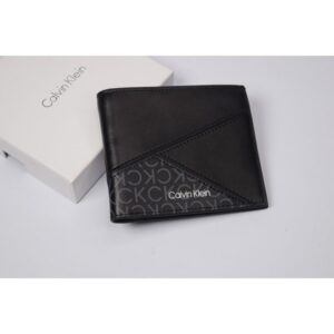 Calvin Klein Wallet for Men, Leather, Black