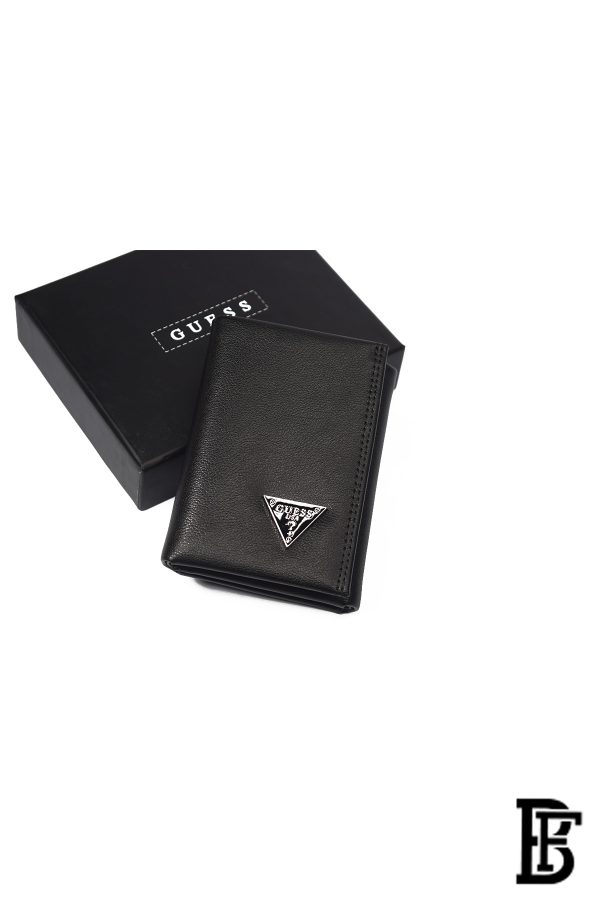 Guess Wallet for Men, Leather, Black